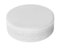 A&R White Goalie Training Ice Hockey Puck