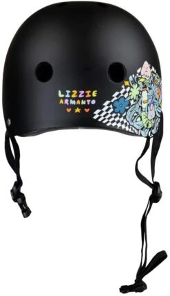 187 Killer Pads Lizzi Armanto Pro Certified Helmet - Black -Online Hockey Store 187killer lizzie armanto helmet rear black