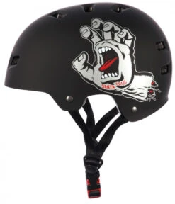 Bullet Santa Cruz Screaming Hand Helmet - Matt Black