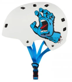 Bullet Santa Cruz Screaming Hand Helmet - Matt White