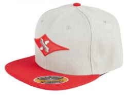 Sacrifice Original Snapback Cap - Grey/Red