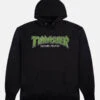 Thrasher Brick Hoody - Black