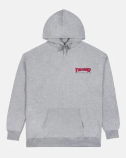 Thrasher Little Outline Hoody - Grey