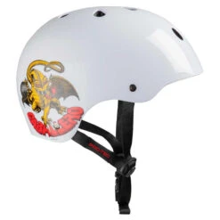 Pro-Tec Pro Tec Classic Caballero Pro Helmet - White Red