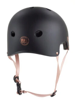 Rio Roller Rose Skate Helmet - Black -Online Hockey Store RIO169RioRollerRoseHelmetBlackRear
