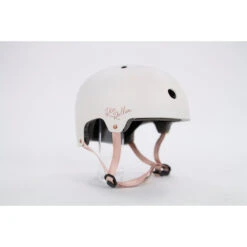 Rio Roller Rose Skate Helmet - Cream -Online Hockey Store RIO169RioRollerRoseHelmetCreamPromo01