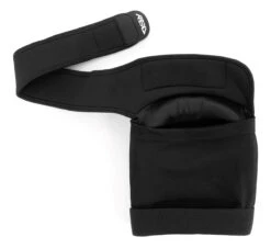 REKD Shield Triple Pad Set - Black / Beige -Online Hockey Store RKD765REKDShieldTriplePadSetKneePadsBackUnstrapped