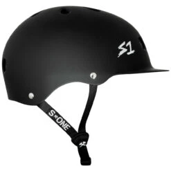 S1 Lifer Brim Helmet - Black Matt -Online Hockey Store S1 Brim LIFER Helmet Matt Black Side SHBLIMB 1280x1280 252df739 f91b 4248 85b6 0852decd9307