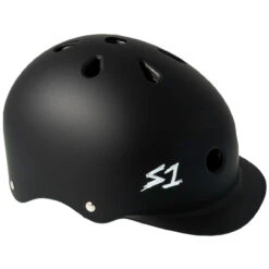 S1 Lifer Brim Helmet - Black Matt -Online Hockey Store S1 Brim LIFER Helmet Matt Black Top Angled SHBLIMB 1280x1280 1a191265 1db8 4e85 a264 dffc5f13f04d