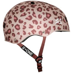 S1 Lifer Helmet - Light Pink Cheetah -Online Hockey Store S1 LIFER Helmet Light Pink Cheeta Side View SHLIPHPPC 1280x1280 1f679f02 9f5d 402a 8e85 931f2f052e96