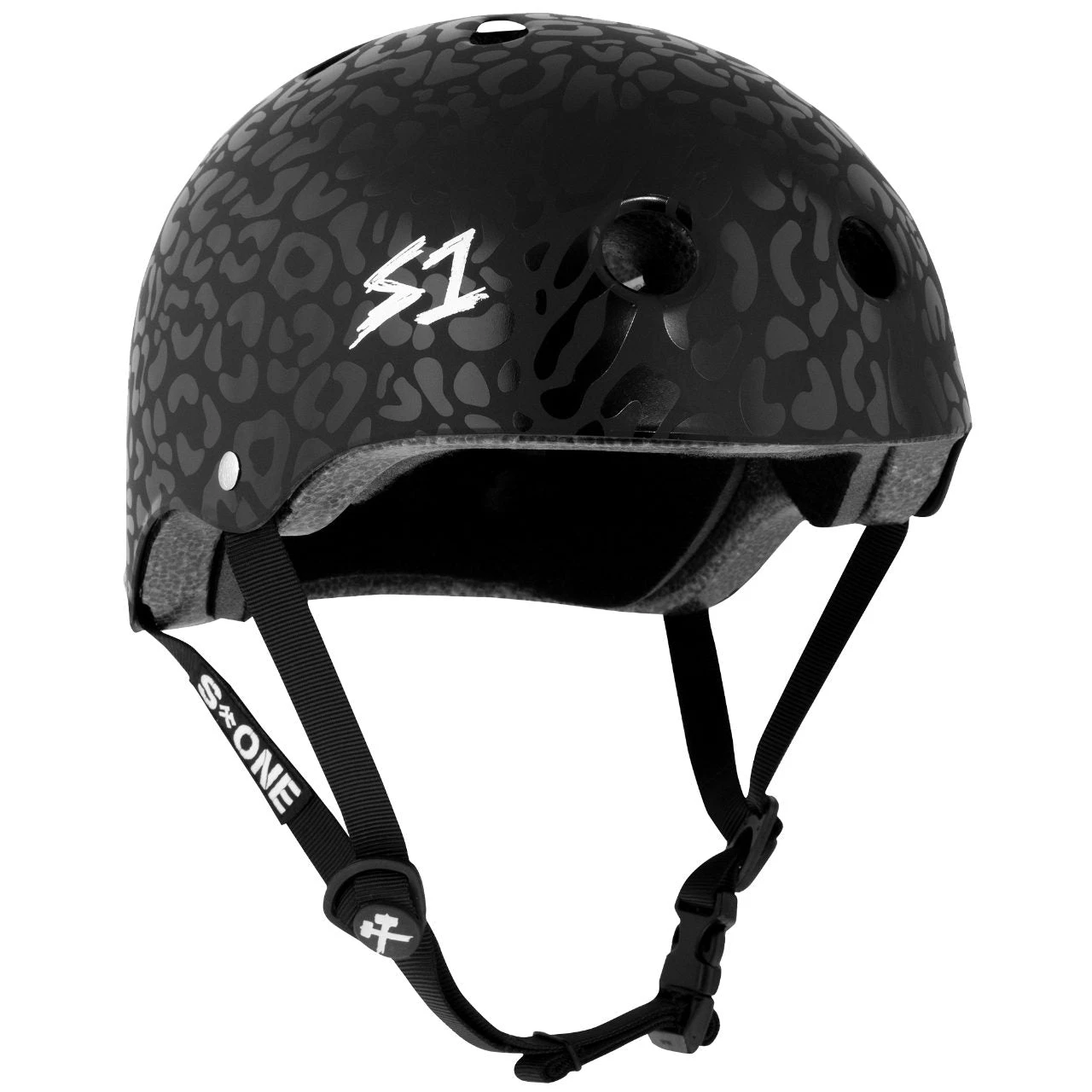 S1 Lifer Helmet - Matt Black Leopard 1 S1 Lifer Helmet - Matt Black Leopard