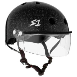 S1 Lifer Helmets Inc Visor - Black Glitter