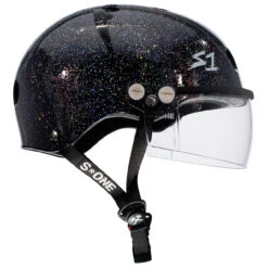 S1 Lifer Helmets Inc Visor - Black Glitter -Online Hockey Store S1 LIFER Helmet inc Visor Black Glitter Side View SHLIVBGG 1280x1280 7ae7d7b2 4003 467e b9f6 5cf97c86d45f