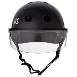 S1 Lifer Helmets Inc Visor - Black Gloss -Online Hockey Store S1 LIFER Helmet inc Visor Black Gloss Front View SHLIVBG 1280x1280 bd6a6fba 84c0 493c 9cbb 20c11961fafc