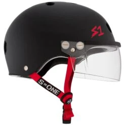 S1 Lifer Helmets Inc Visor - Black Matt Inc Red Strap -Online Hockey Store S1 LIFER Helmet inc Visor Black Red Strap Side SHLIVBKRE 1280x1280 1324a847 7f7d 4e3b a255 3770d9b04ef8