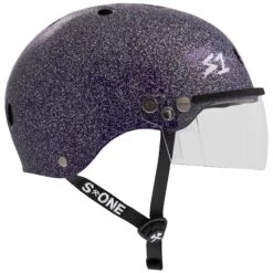S1 Lifer Helmets Inc Visor - Purple Glitter -Online Hockey Store S1 LIFER Helmet inc Visor Purple Glitter Side SHLIVPGG 1280x1280 5ad2b9d1 1b09 40cf 85de 68e3aab97019