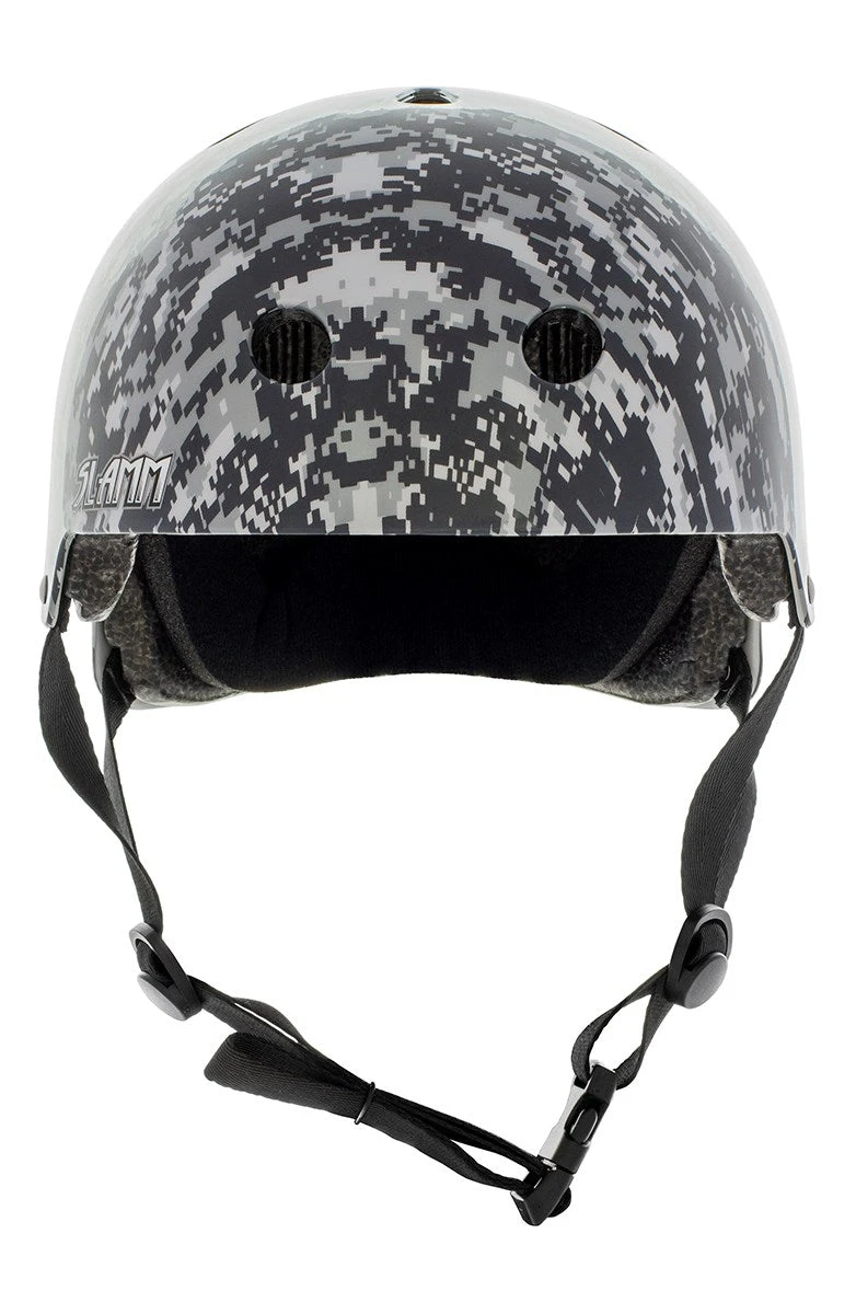 Slamm Logo Helmet - Grey Camo 4 Slamm Logo Helmet - Grey Camo - Image 4