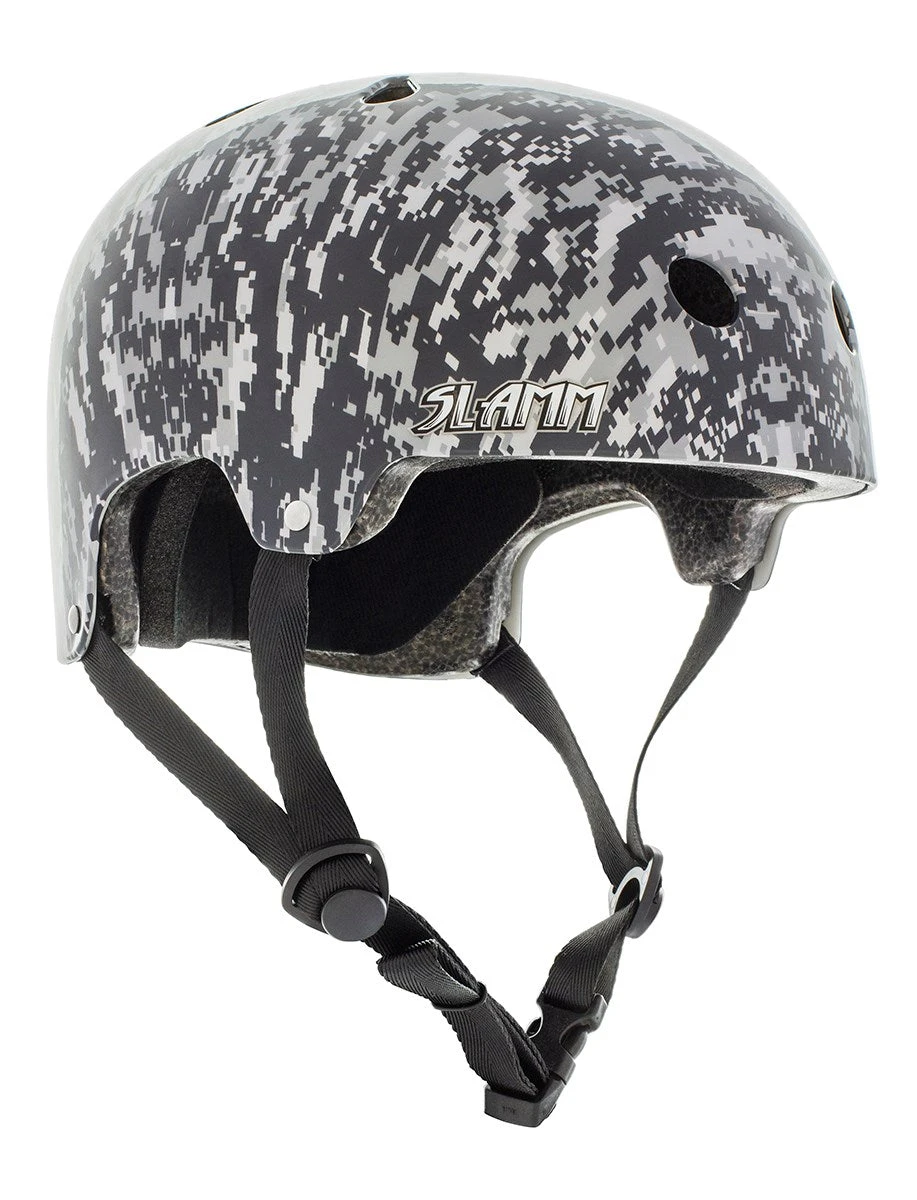 Slamm Logo Helmet - Grey Camo 1 Slamm Logo Helmet - Grey Camo