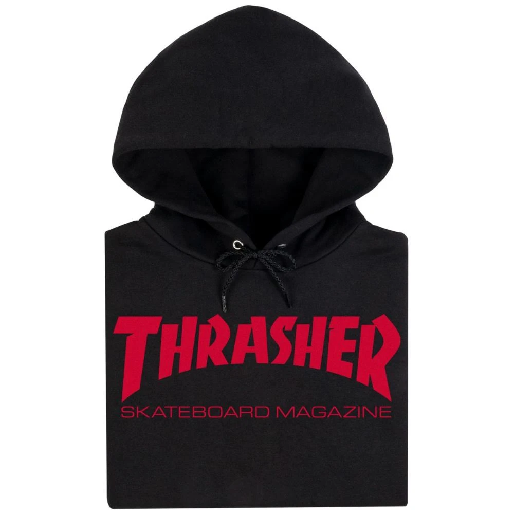 Thrasher Skate Mag Hoody - Black Red 2 Thrasher Skate Mag Hoody - Black Red - Image 2