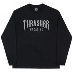 Thrasher Low Low Logo Long Sleeve - Black