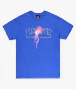 Thrasher Atlantic Drift T-Shirt - Royal Blue