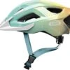 ABUS Aduro 2.0 City Bike / Cycle Helmet - Blue Art (With Rear Light)