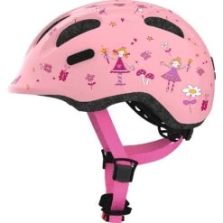 ABUS Smiley 2.0 Kids Adjustable Helmet - Rose Princess 45-50cm