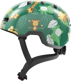 ABUS Skurb KidsAdjustable Bike Helmet - Green Jungle 50-55cm