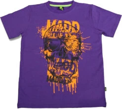 Madd Gear Bonehead T-Shirt - Purple
