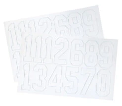 A&R 2 Inch Number Decals