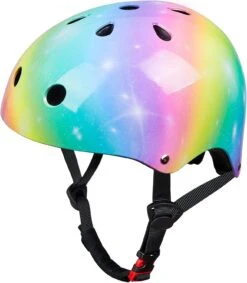 SFR Adjustable Kids Helmet -Gloss Rainbow 48-54cm