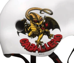 Pro-Tec Pro Tec Classic Caballero Pro Helmet - White Red -Online Hockey Store pro tec premium caballero skate helmet r1