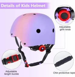 SFR Adjustable Helmet -Purple Pink 48-54cm (Small) -Online Hockey Store purp pink helmet3