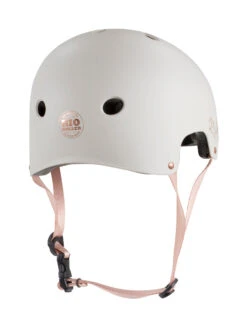Rio Roller Rose Skate Helmet - Cream -Online Hockey Store rio169 rio roller rose helmet cream rear