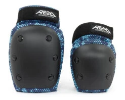 REKD Youth Heavy Duty Double Pad Set - Blue