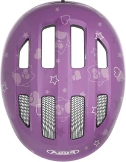 ABUS Smiley 3.0 KidsAdjustable Bike Helmet - Purple Star 45-50cm (B Stock) -Online Hockey Store smiley3.0purplestar4