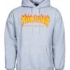 Thrasher Skate Mag Hoody Flame Logo - Grey