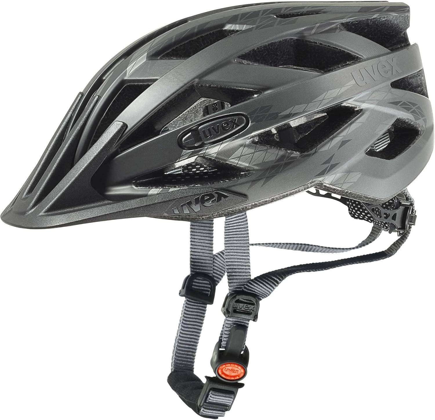 Uvex I-vo Bike / Cycle Helmet - Smoke Black Matt 1 Uvex I-vo Bike / Cycle Helmet - Smoke Black Matt